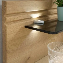 Wohnen Betten<Singlebett & Nachtkommode Kombi Set - Emdsiva (zweiteilig)