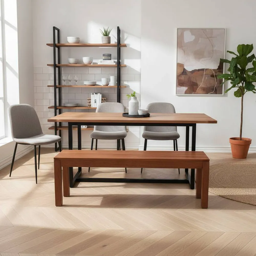 Wohnen Sitzbank<3-Sitzer Gartenbank Tamyno aus Holz geölt