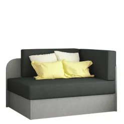 Wohnen Betten|Sofas<1-Sitzer Schlafsofa in Anthrazit und Hellgrau - Bali