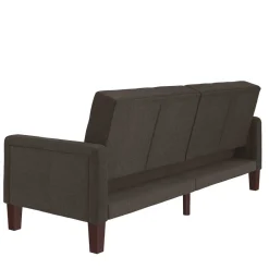 Wohnen Sofas<3-Sitzer Schlafsofa in Grau - Memton