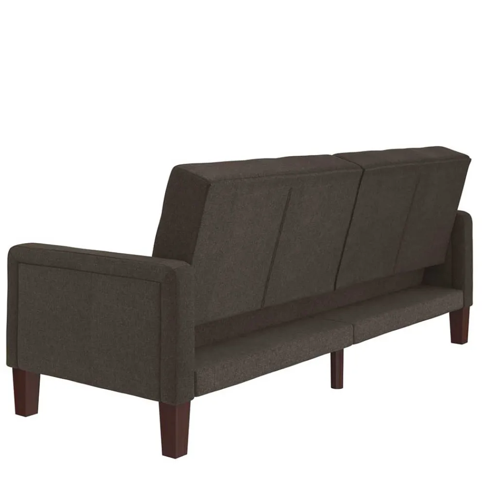 Wohnen Sofas<3-Sitzer Schlafsofa in Grau - Memton