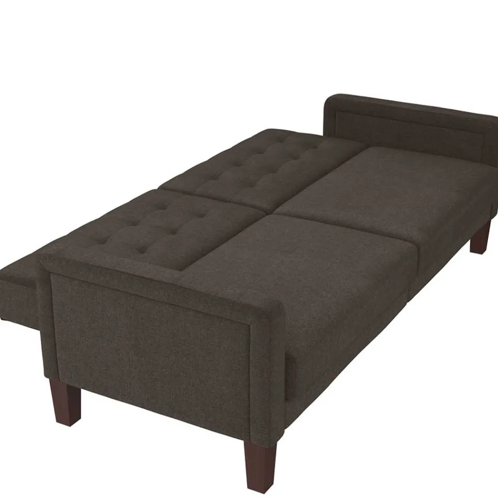 Wohnen Sofas<3-Sitzer Schlafsofa in Grau - Memton