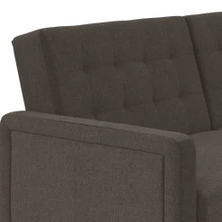 Wohnen Sofas<3-Sitzer Schlafsofa in Grau - Memton