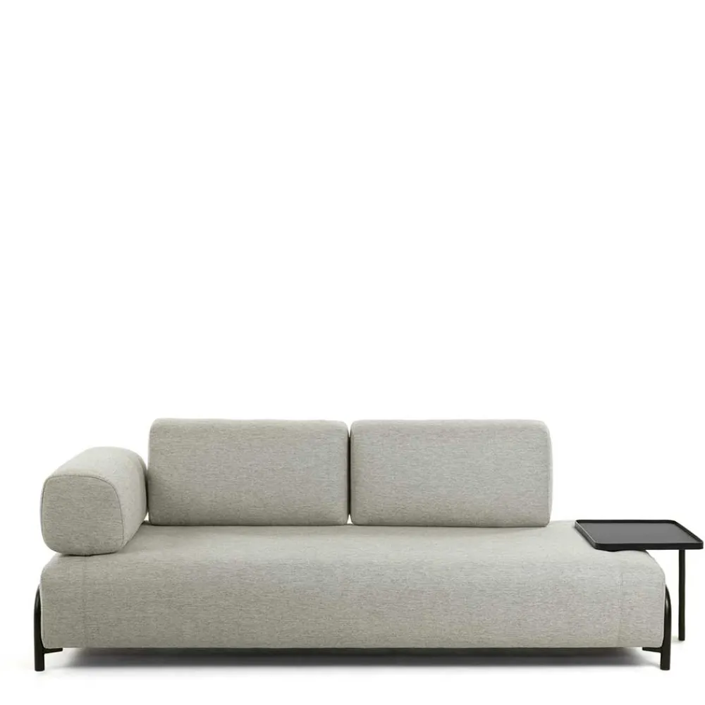 Wohnen Sofas<2-Sitzer Sofa mit Tisch & Armlehne - Adaliz