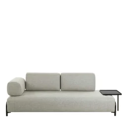 Wohnen Sofas<2-Sitzer Sofa mit Tisch & Armlehne - Adaliz