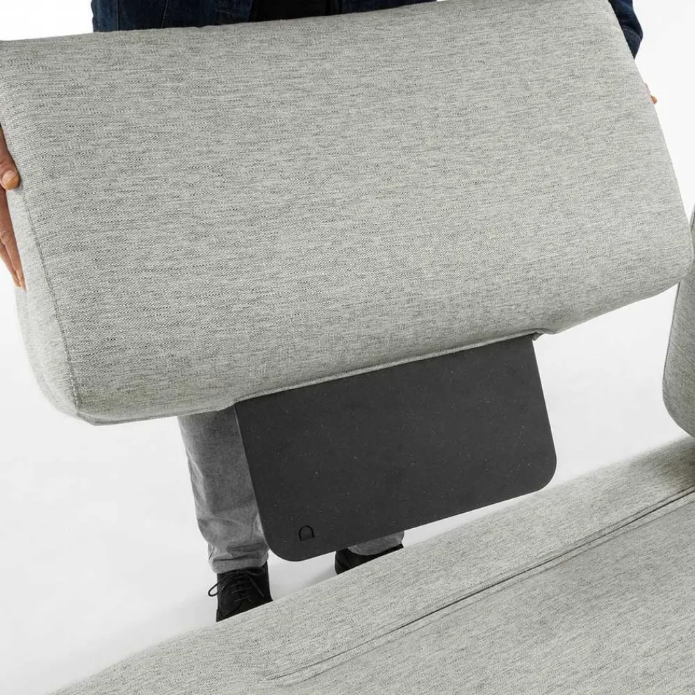 Wohnen Sofas<2-Sitzer Sofa mit Tisch & Armlehne - Adaliz