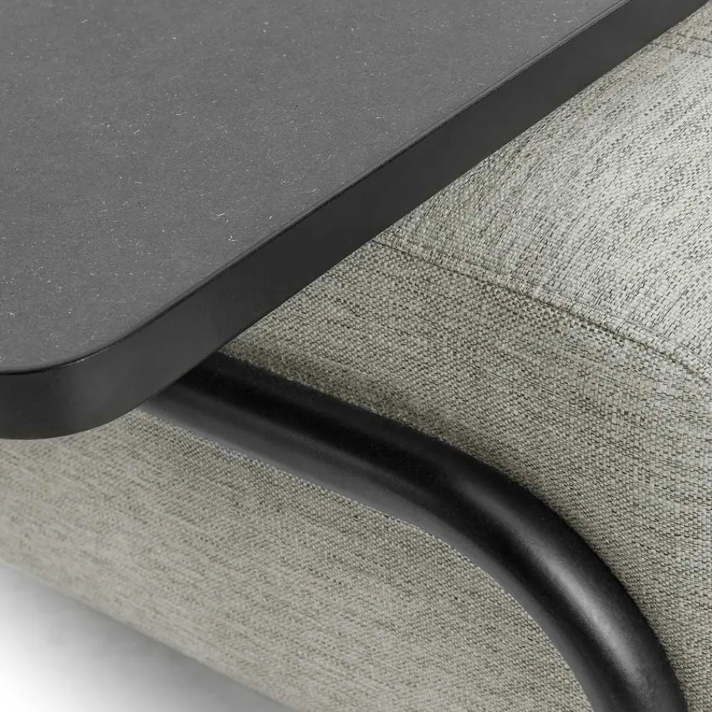 Wohnen Sofas<2-Sitzer Sofa mit Tisch & Armlehne - Adaliz