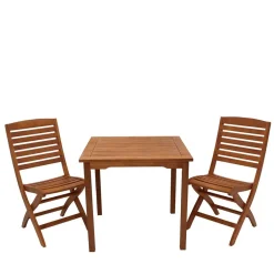 Wohnen Sitzgruppe<Sitzgruppe Garten aus Eukalyptusholz - Thomas (dreiteilig)