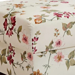 Wohnen Hocker<Sitzhocker in Weiß mit Blumen Muster - Diazaja