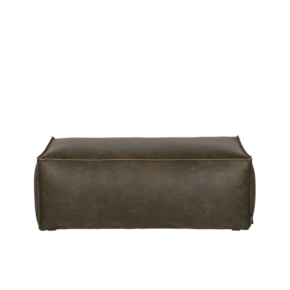 Wohnen Hocker<Sitzhocker Pouf Zoika in Oliv Grün