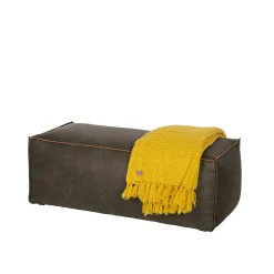 Wohnen Hocker<Sitzhocker Pouf Zoika in Oliv Grün