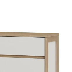 Wohnen Sideboards<Skandi Anrichte in Weiß und Eiche Dekor - Ovidio