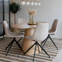 Wohnen Sitzgruppe<Skandi Design Essgruppe Set - Aguero (fünfteilig)