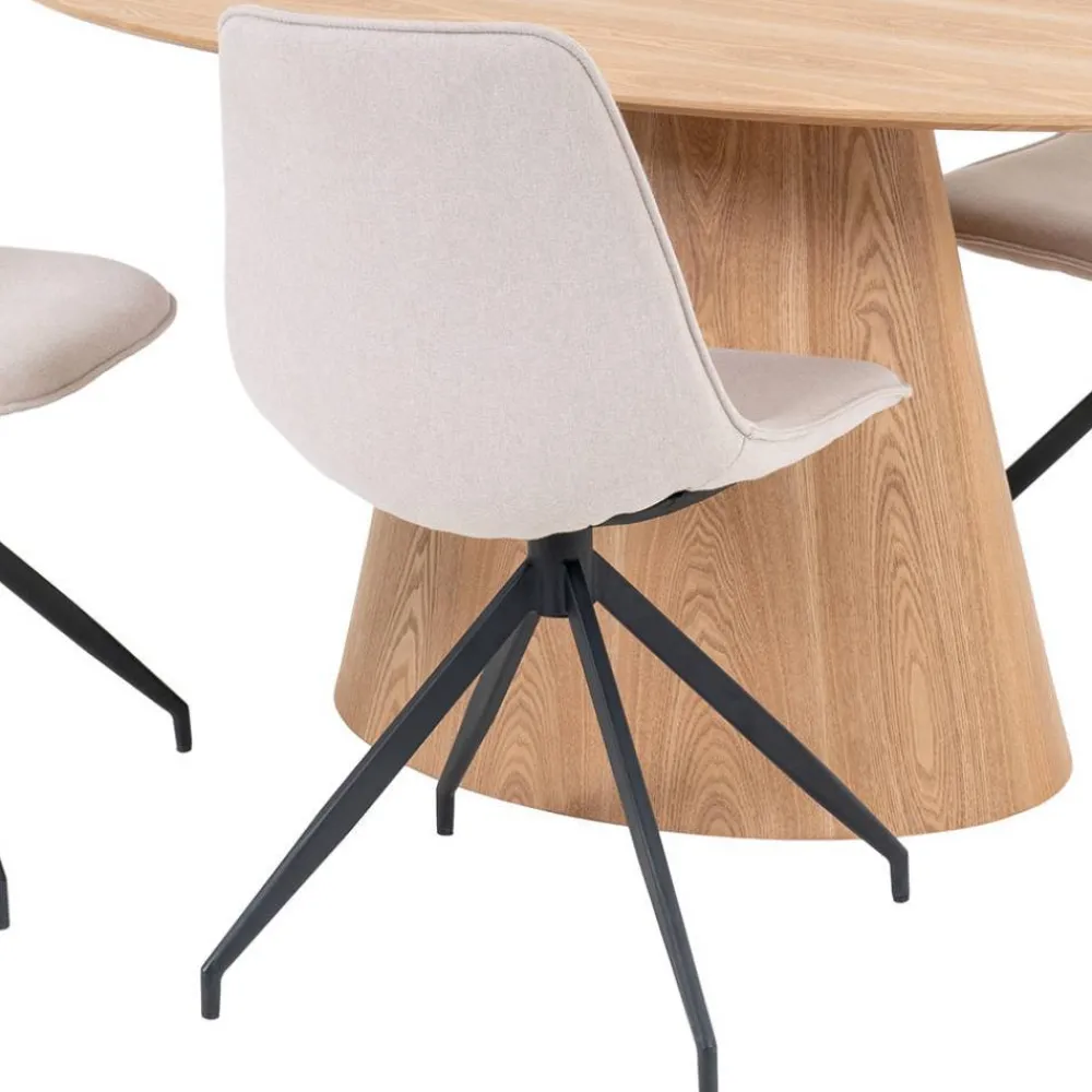 Wohnen Sitzgruppe<Skandi Design Essgruppe Set - Aguero (fünfteilig)