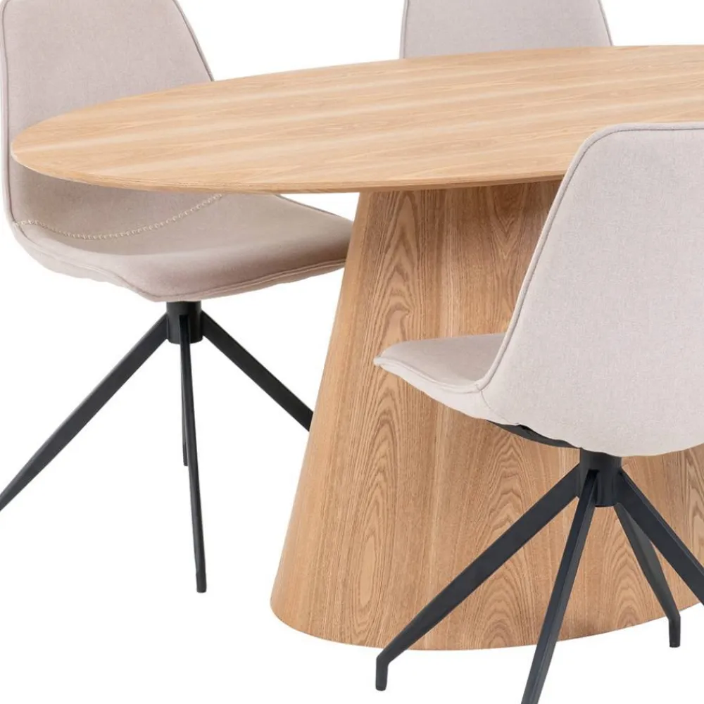 Wohnen Sitzgruppe<Skandi Design Essgruppe Set - Aguero (fünfteilig)