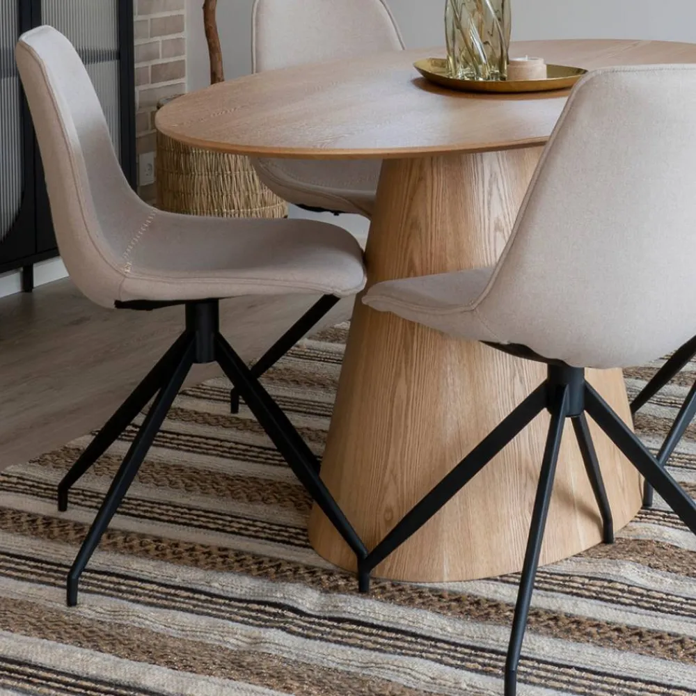 Wohnen Sitzgruppe<Skandi Design Essgruppe Set - Aguero (fünfteilig)