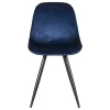 Wohnen Stühle<Skandi Design Samtstuhl in Blau - Polar (2er Set)