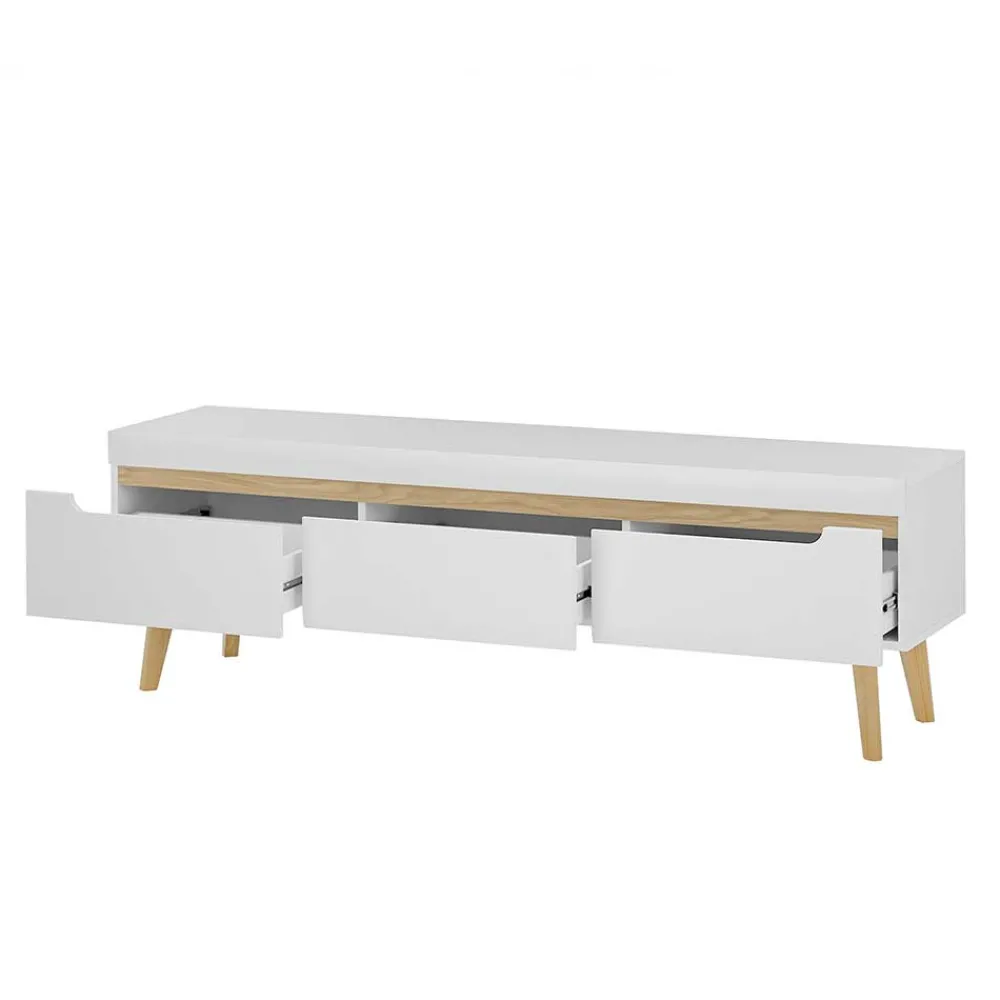 Wohnen Wohnwände<Skandi Design Wohnwand Möbel Set - Ginko (dreiteilig)
