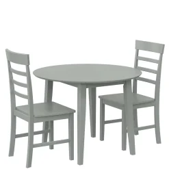 Wohnen Sitzgruppe<Skandi Essgruppe in Grau - Taverna (dreiteilig)