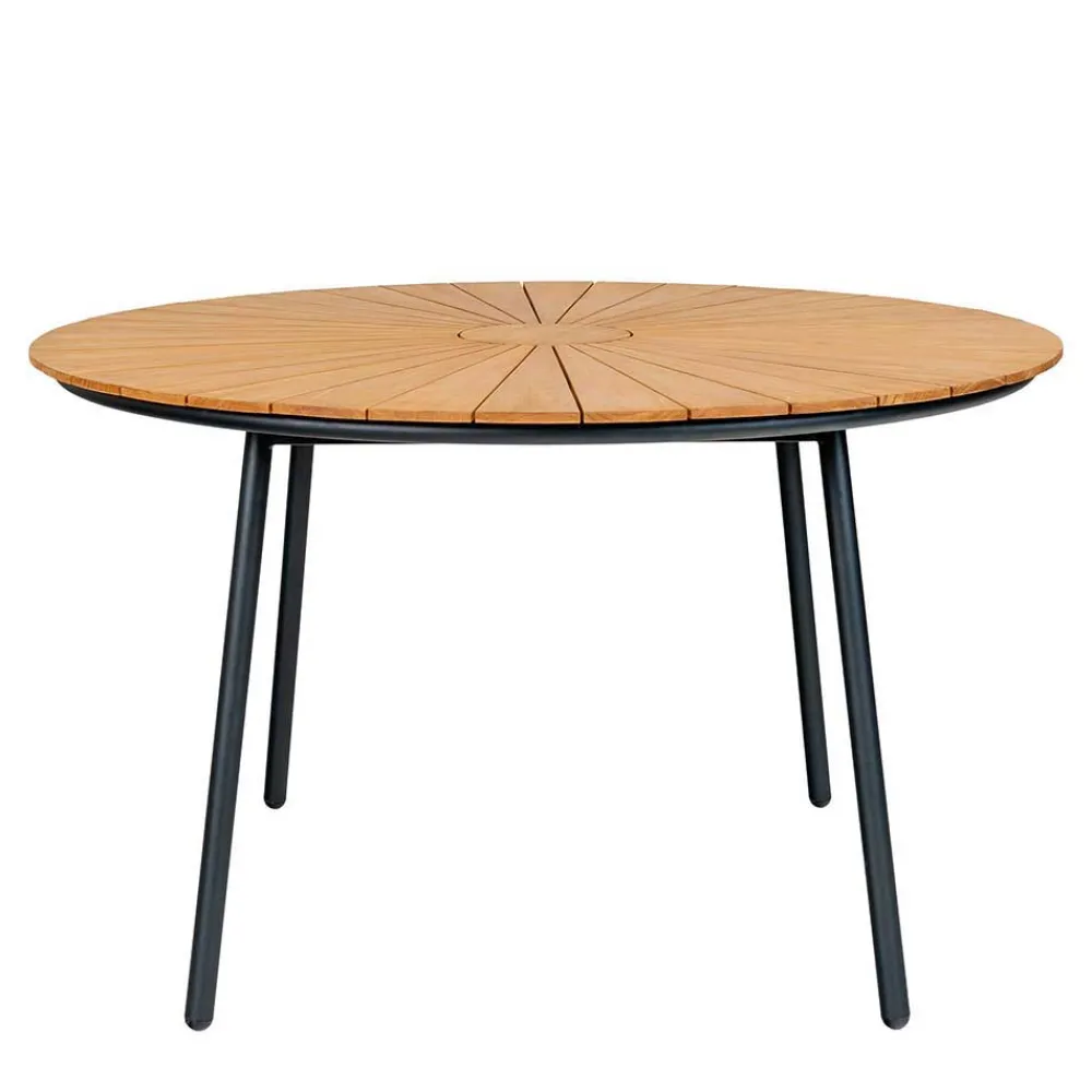 Wohnen Sitzgruppe<Skandi Garten-Essgruppe aus Teak - Farmer (fünfteilig)