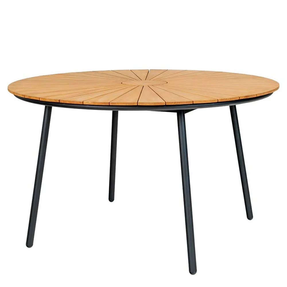 Wohnen Sitzgruppe<Skandi Garten-Essgruppe aus Teak - Farmer (fünfteilig)