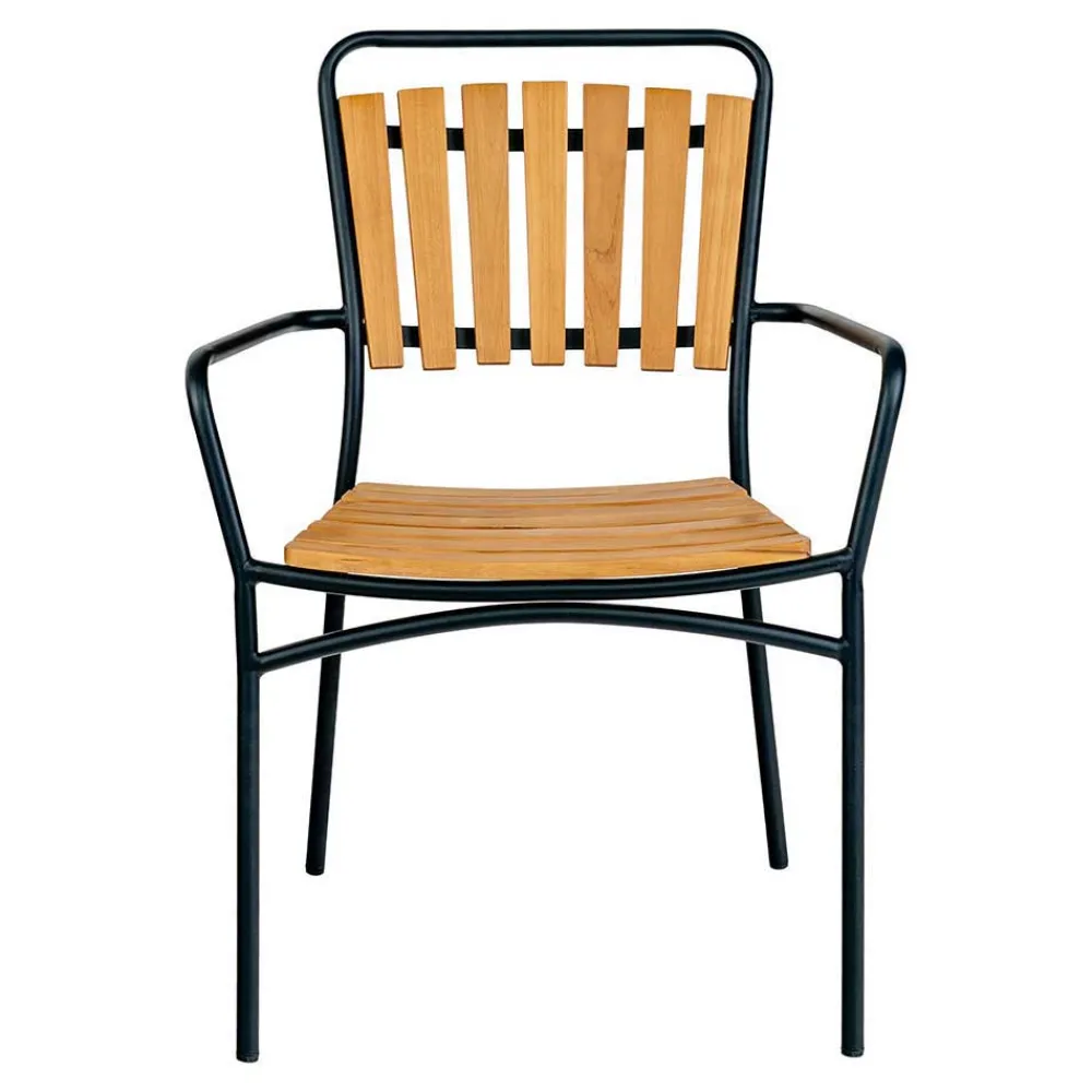 Wohnen Sitzgruppe<Skandi Garten-Essgruppe aus Teak - Farmer (fünfteilig)