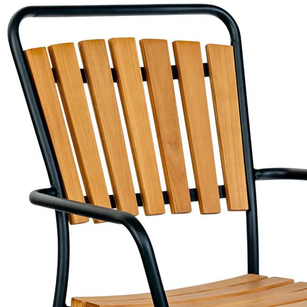 Wohnen Sitzgruppe<Skandi Garten-Essgruppe aus Teak - Farmer (fünfteilig)