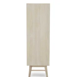 Wohnen Highboards<Skandi Highboard in Eiche Weiß - Lametla