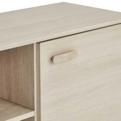 Wohnen Highboards<Skandi Highboard in Eiche Weiß - Lametla