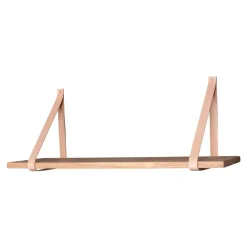 Wohnen Regale<Skandi Hängeboard aus Gummibaum Holz - Katrona