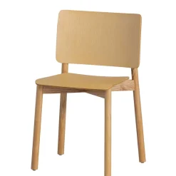Wohnen Stühle<Skandi Holzstühle in Natur lackiert - Furcia (2er Set)