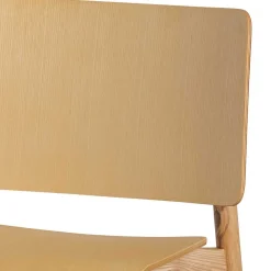 Wohnen Stühle<Skandi Holzstühle in Natur lackiert - Furcia (2er Set)