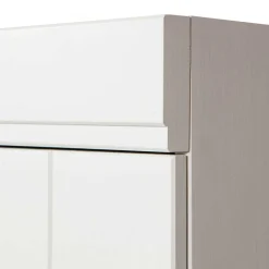 Wohnen Kleiderschränke|Schränke<Skandi Kleiderschrank in Weiß - Mattressa I
