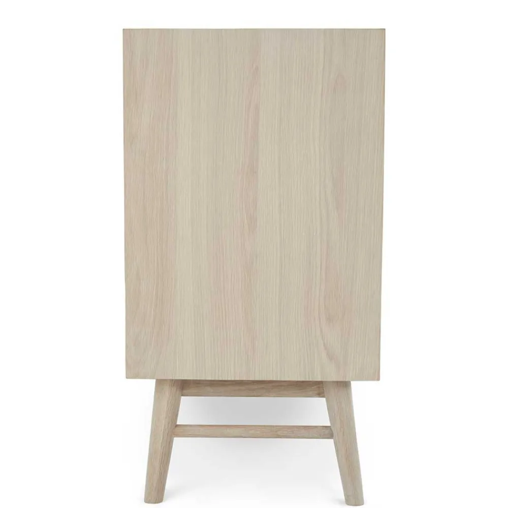 Wohnen Sideboards<Skandi Kombi-Kommode in Eiche Weiß - Lametla