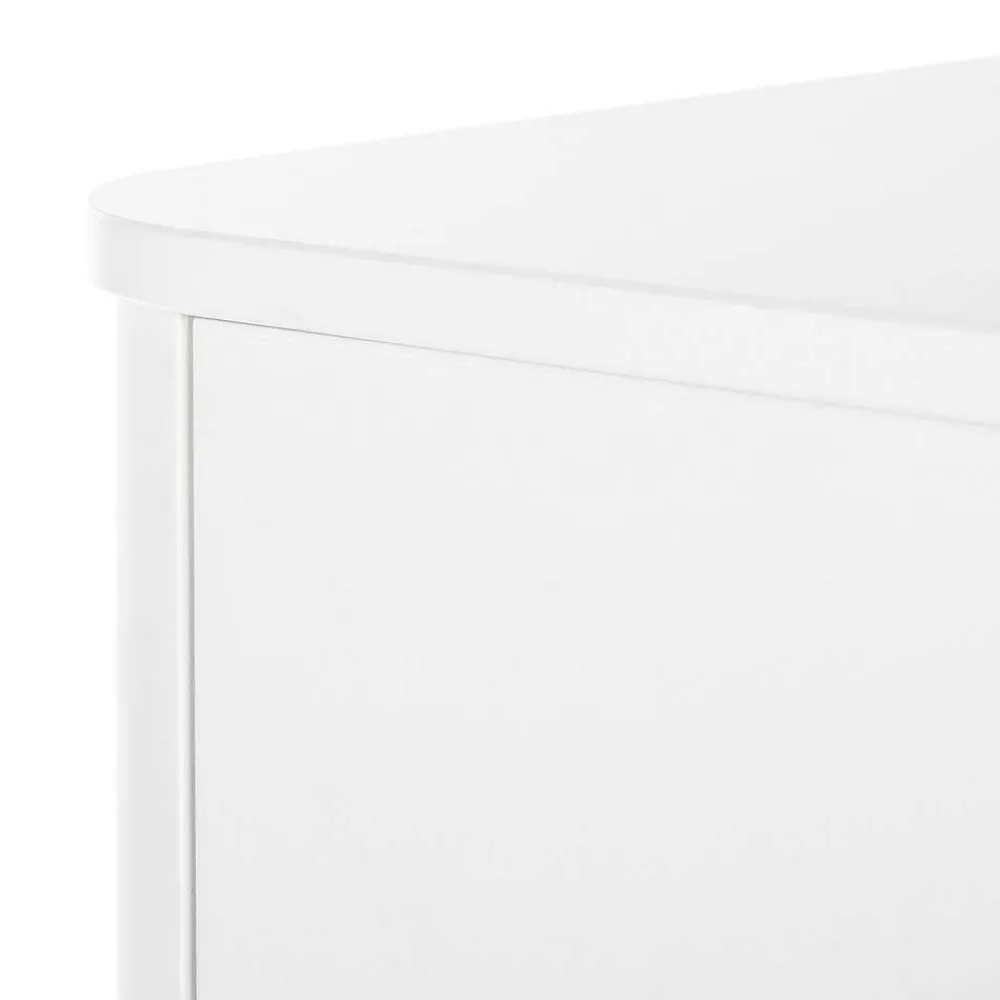 Wohnen Sideboards<Skandi Kommode in Weiß mit Eiche - Gazona