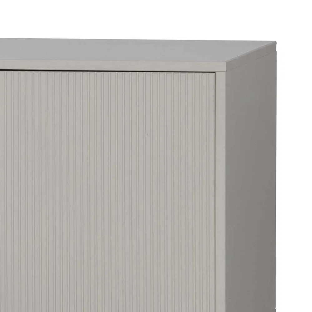 Wohnen Tv & Hifi-Möbel|Lowboards<Skandi Lowboard 4-türig in Grau - Huvina