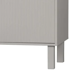 Wohnen Tv & Hifi-Möbel|Lowboards<Skandi Lowboard 4-türig in Grau - Huvina
