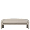 Wohnen Sitzbank<Skandi Polsterbank in Beige Strukturstoff - Greta