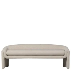 Wohnen Sitzbank<Skandi Polsterbank in Beige Strukturstoff - Greta