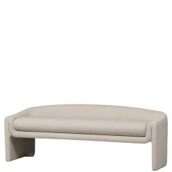 Wohnen Sitzbank<Skandi Polsterbank in Beige Strukturstoff - Greta