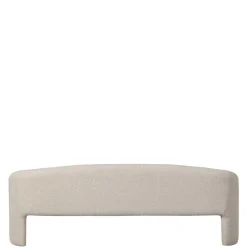 Wohnen Sitzbank<Skandi Polsterbank in Beige Strukturstoff - Greta