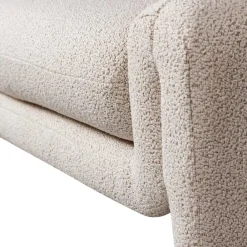 Wohnen Sitzbank<Skandi Polsterbank in Beige Strukturstoff - Greta