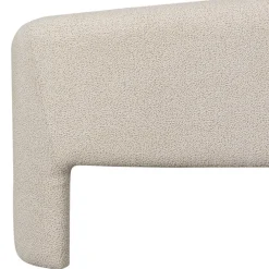 Wohnen Sitzbank<Skandi Polsterbank in Beige Strukturstoff - Greta