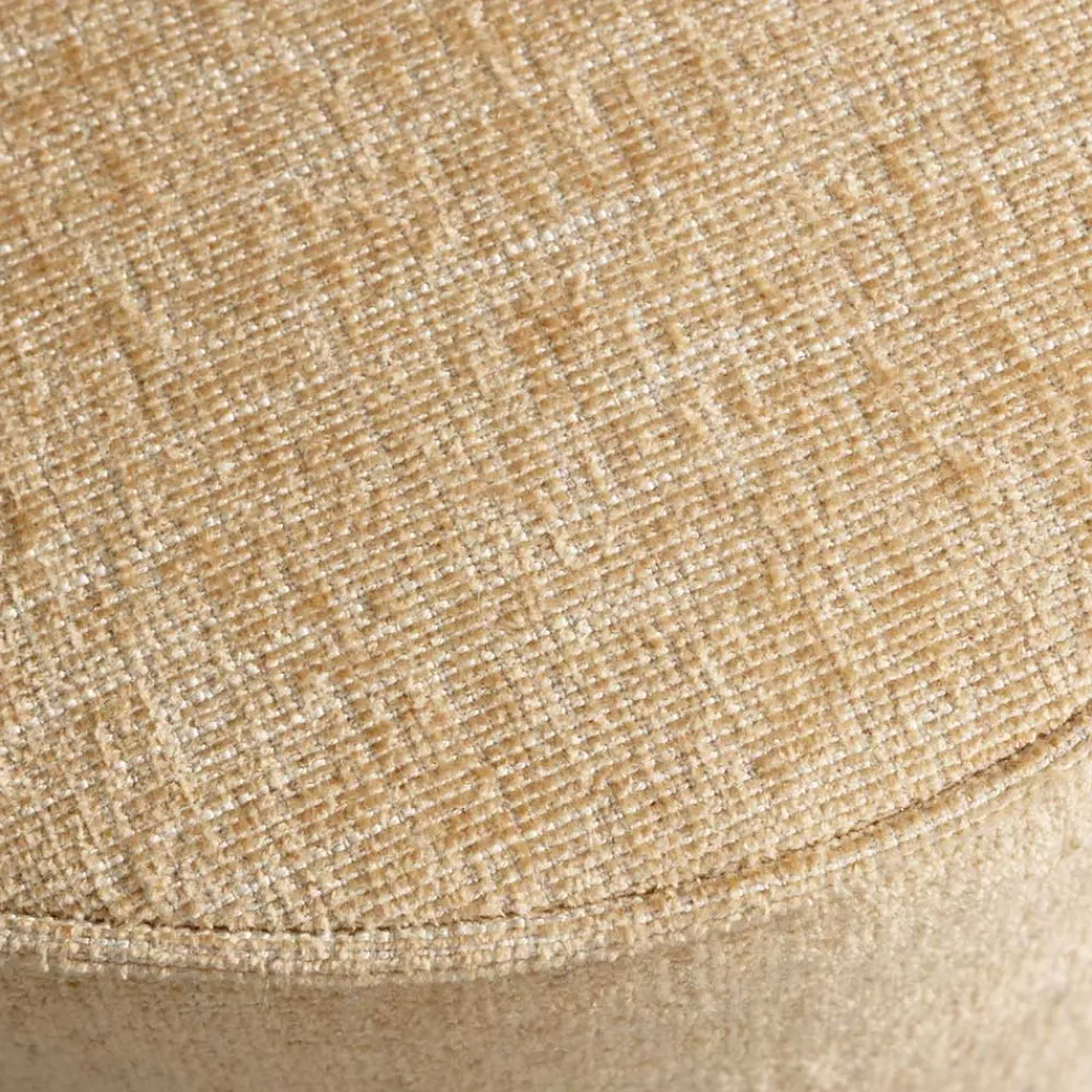 Wohnen Hocker<Skandi Polsterhocker in Champagner - Fakoa