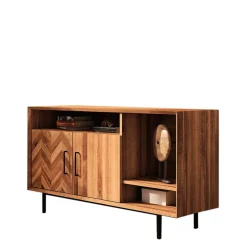 Wohnen Sideboards<Skandi Regal mit zwei Türen & drei Fächern - Kerfa