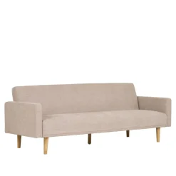 Wohnen Betten<Skandi Schlafsofa in Beigegrau - Anhora