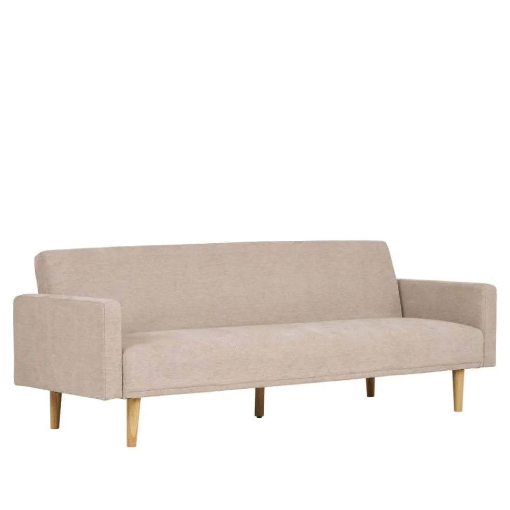Wohnen Betten<Skandi Schlafsofa in Beigegrau - Anhora