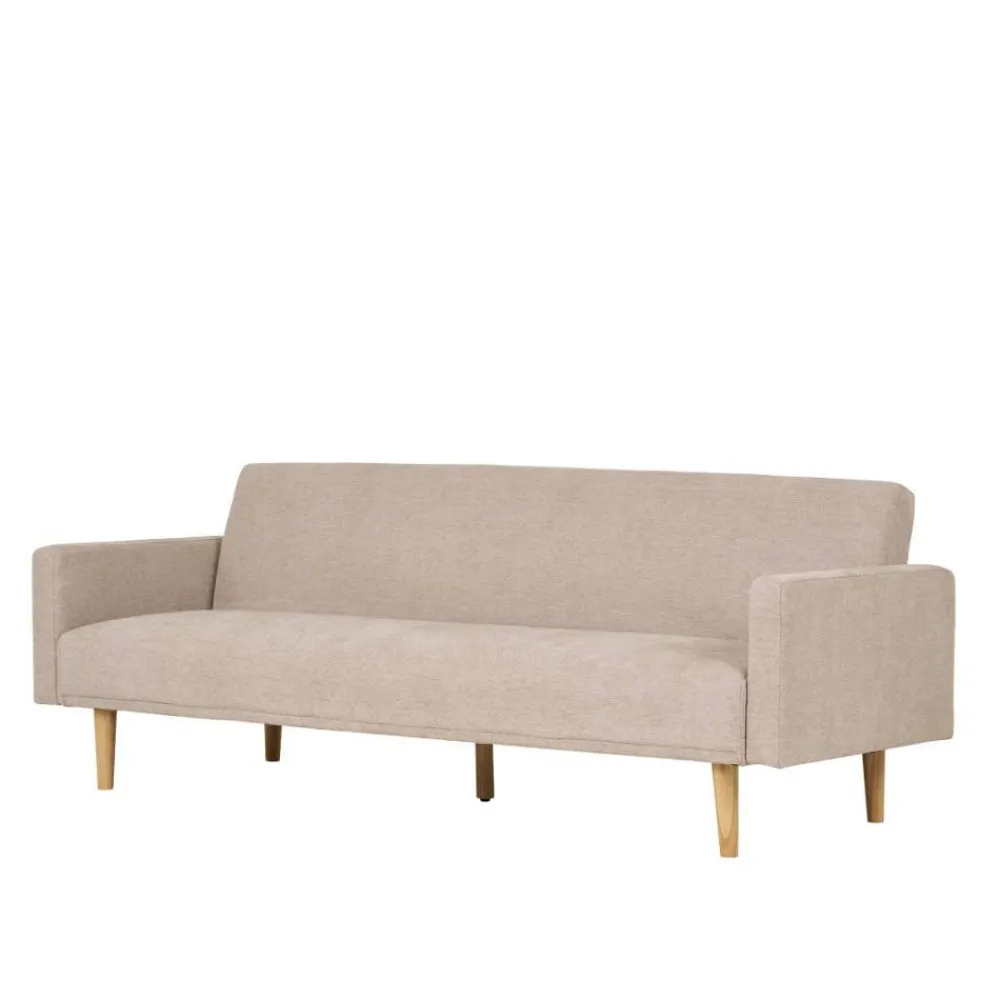Wohnen Betten<Skandi Schlafsofa in Beigegrau - Anhora