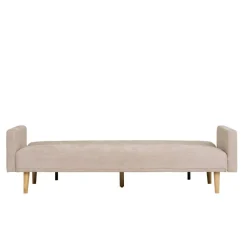 Wohnen Betten<Skandi Schlafsofa in Beigegrau - Anhora