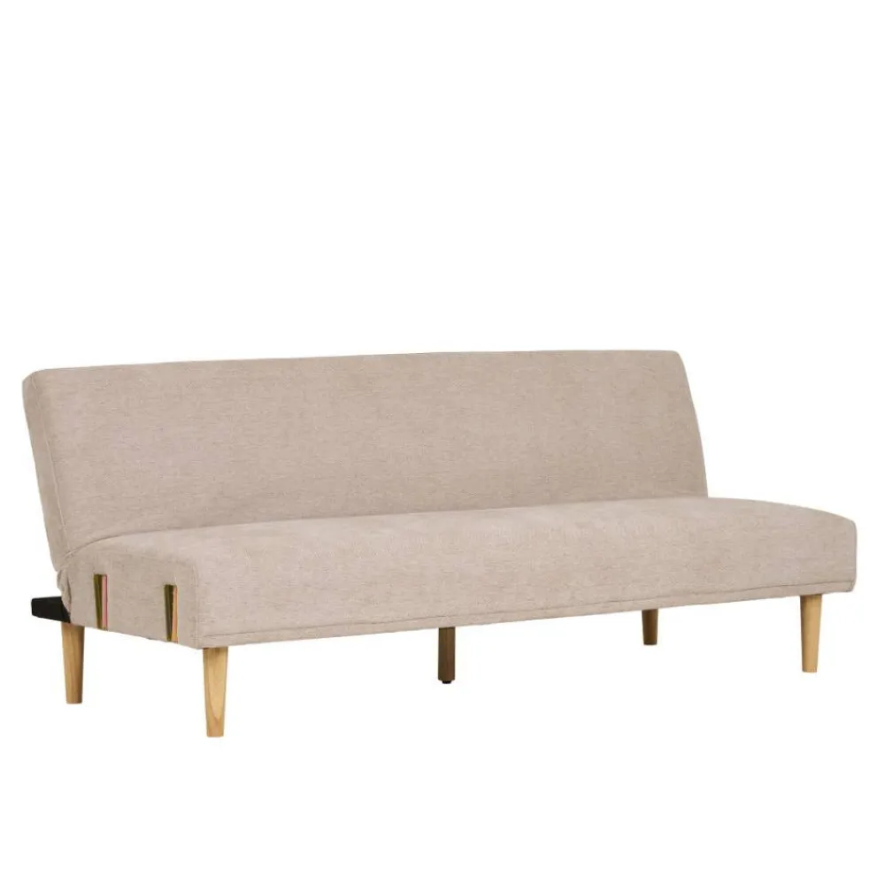 Wohnen Betten<Skandi Schlafsofa in Beigegrau - Anhora